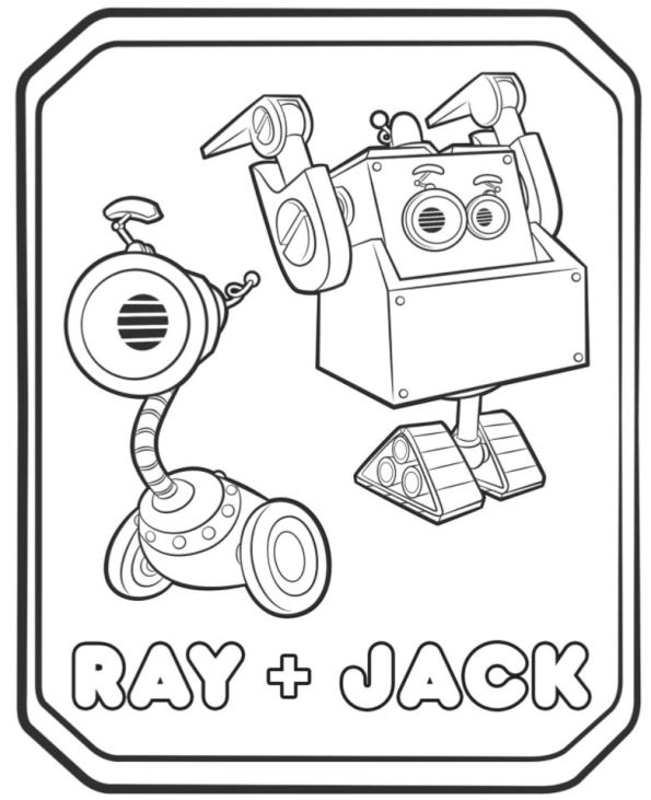 Kids n fun 14 Coloring Pages Of Rusty Rivets